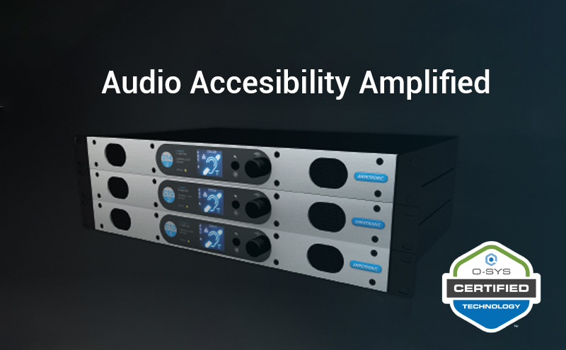 Ampetronic Unveils Q-SYS Certified Plugin, Elevating Assistive Listening Integration
